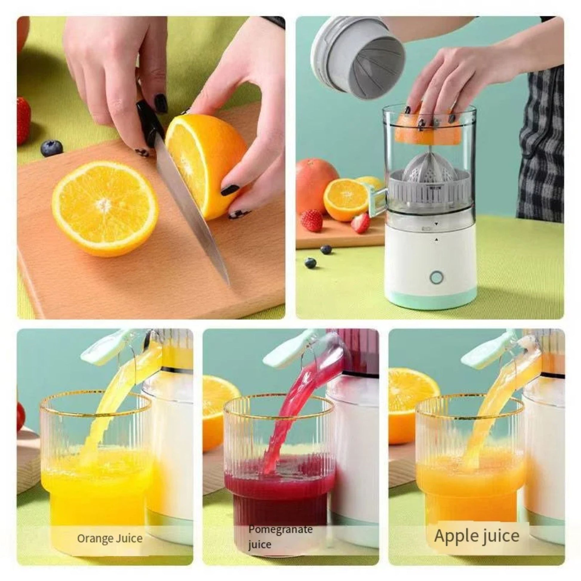 JUICE PRO Exprimidor de Jugos Electico Ultra Rápido y Silencioso