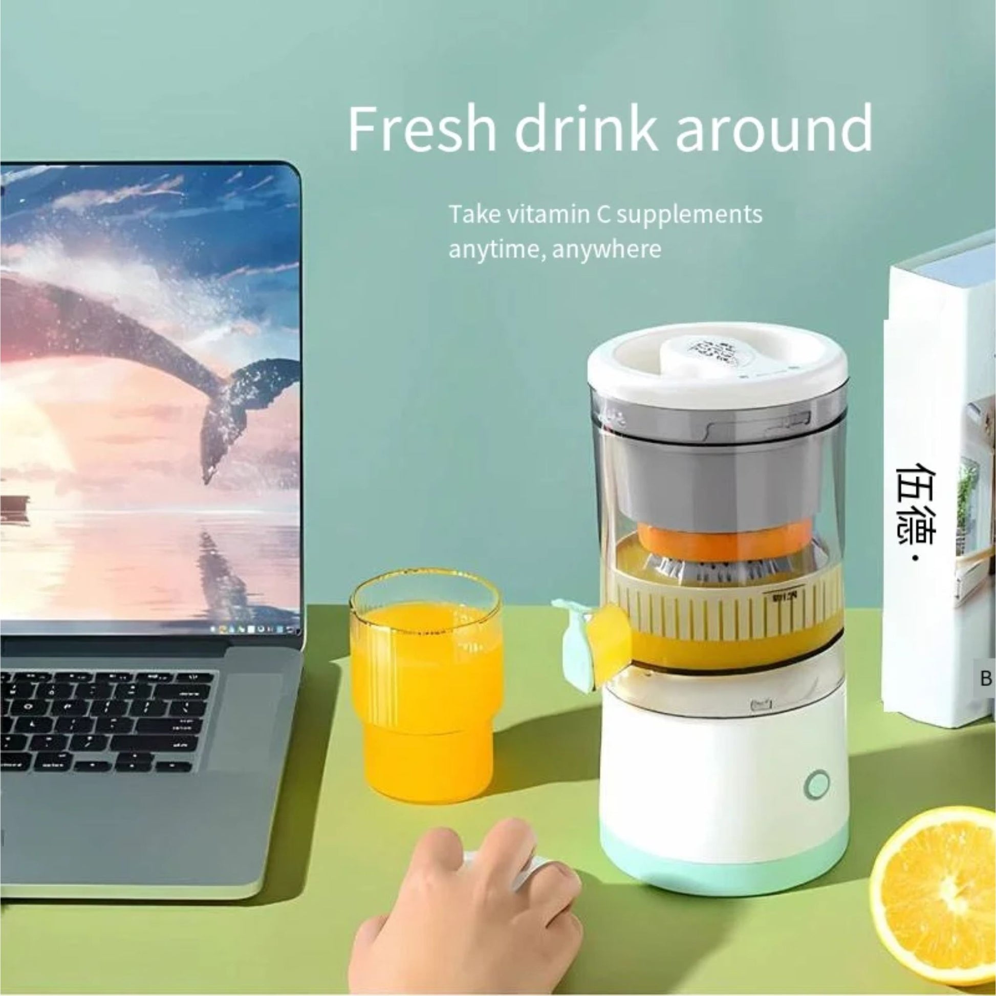 JUICE PRO Exprimidor de Jugos Electico Ultra Rápido y Silencioso